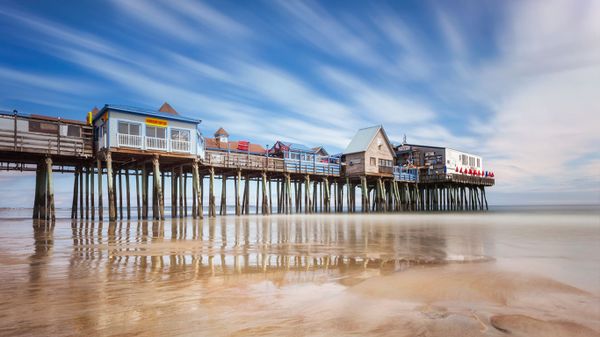 Pier at Old Orchard Beach, Maine