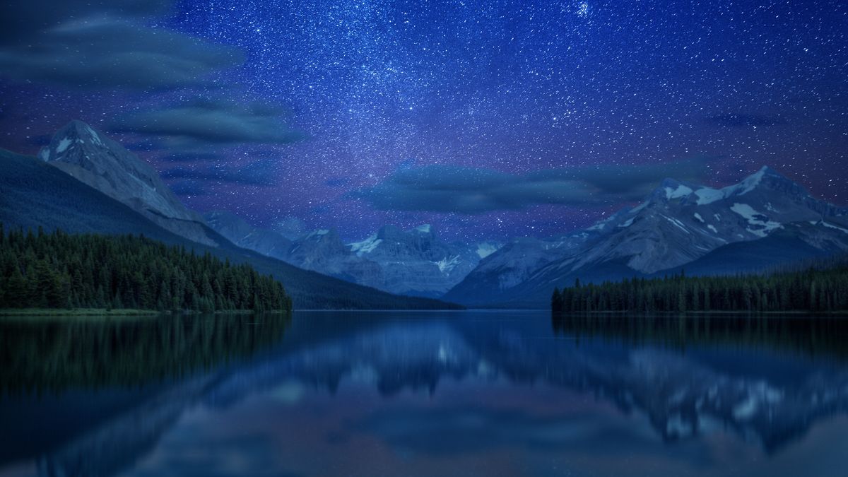Lac Maligne, Parc national Jasper, Alberta, Canada