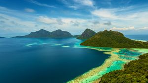 Île Bohey Dulang, Parc marin de Tun Sakaran, Malaisie (© timefocusfilms/Nimia)(Bing France)