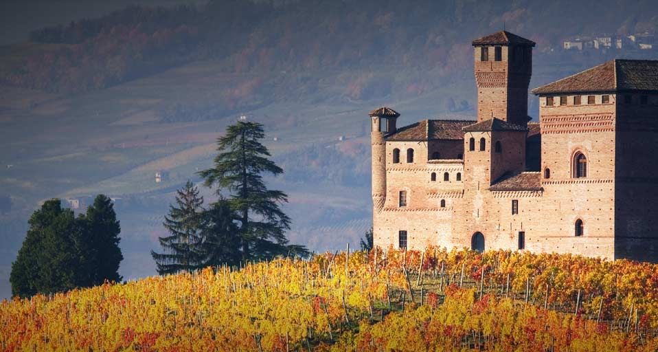 The castle of Grinzane Cavour, Piedmont, Italy