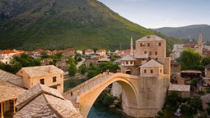 Stari Most in Mostar, Bosnia and Herzegovina (© Gavin Hellier/Minden Pictures)(Bing Australia)