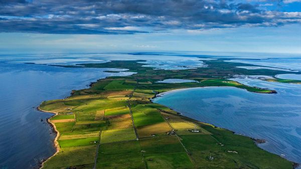 Sanday Island and the North Sea, Scotland