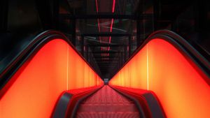Rolltreppe des Ruhr Museums, Zeche Zollverein, Essen, Nordrhein-Westfalen, Deutschland (© Sebastian/Alamy Stock Photo)(Bing Deutschland)