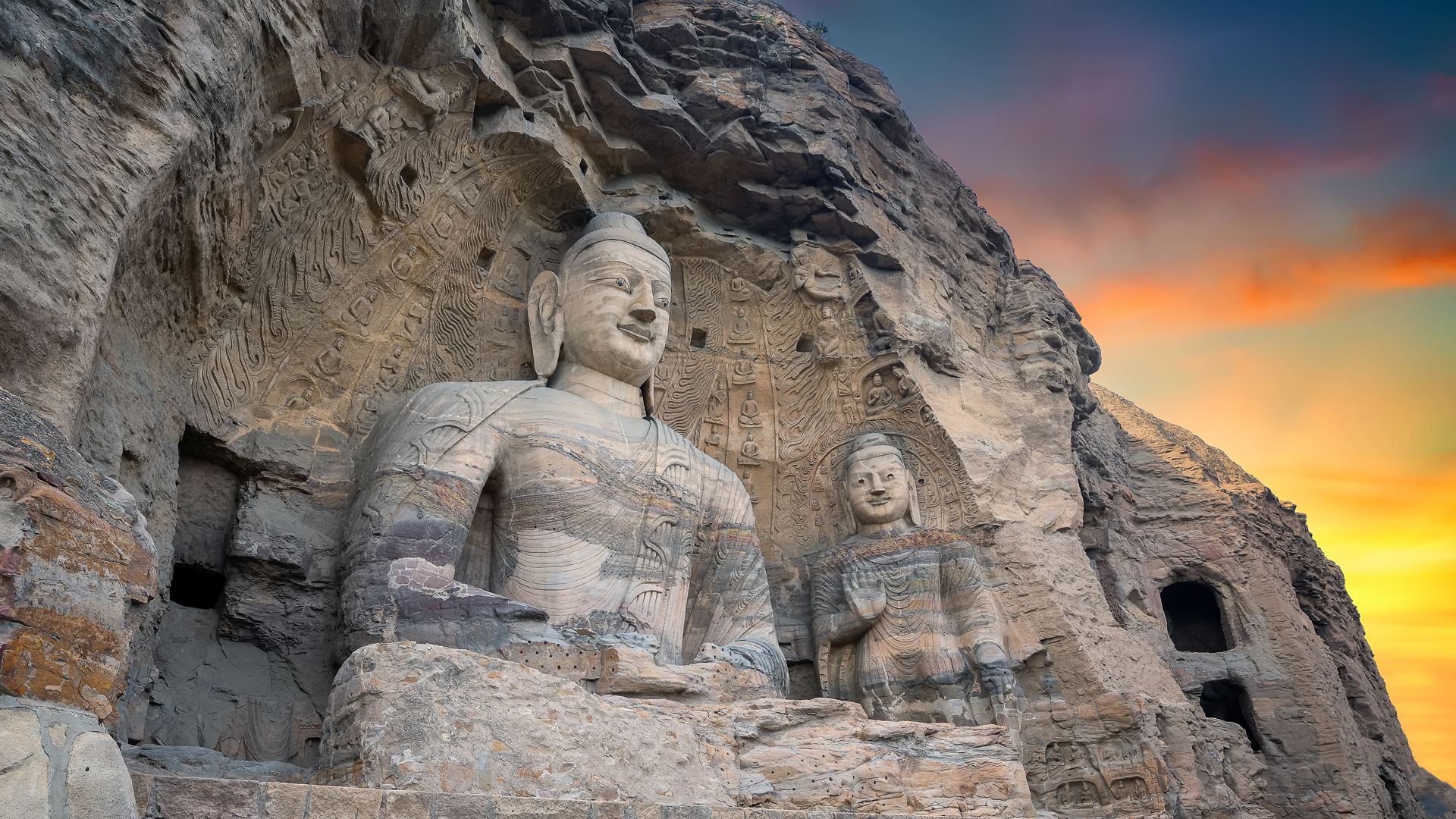 Grotte di Yungang, Datong, provincia di Shanxi, Cina