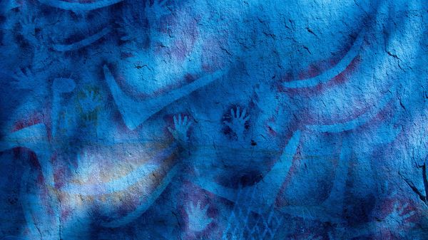 Aboriginal rock art in Carnarvon National Park, Queensland, Australia