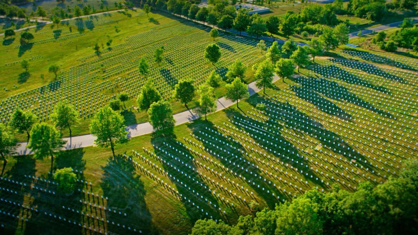 Arlington National Cemetery in Virginia
