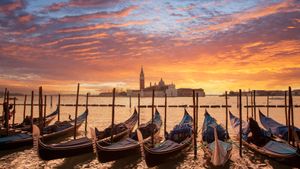 Festa del Redentore, Isola di San Giorgio, Venezia, Veneto, Italia (© Buena Vista Images/Getty Images)(Bing Italia)