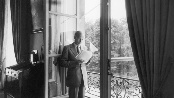 Valéry Giscard d\'Estaing reçoit Paris Match à l\'Elysée, Août 1979