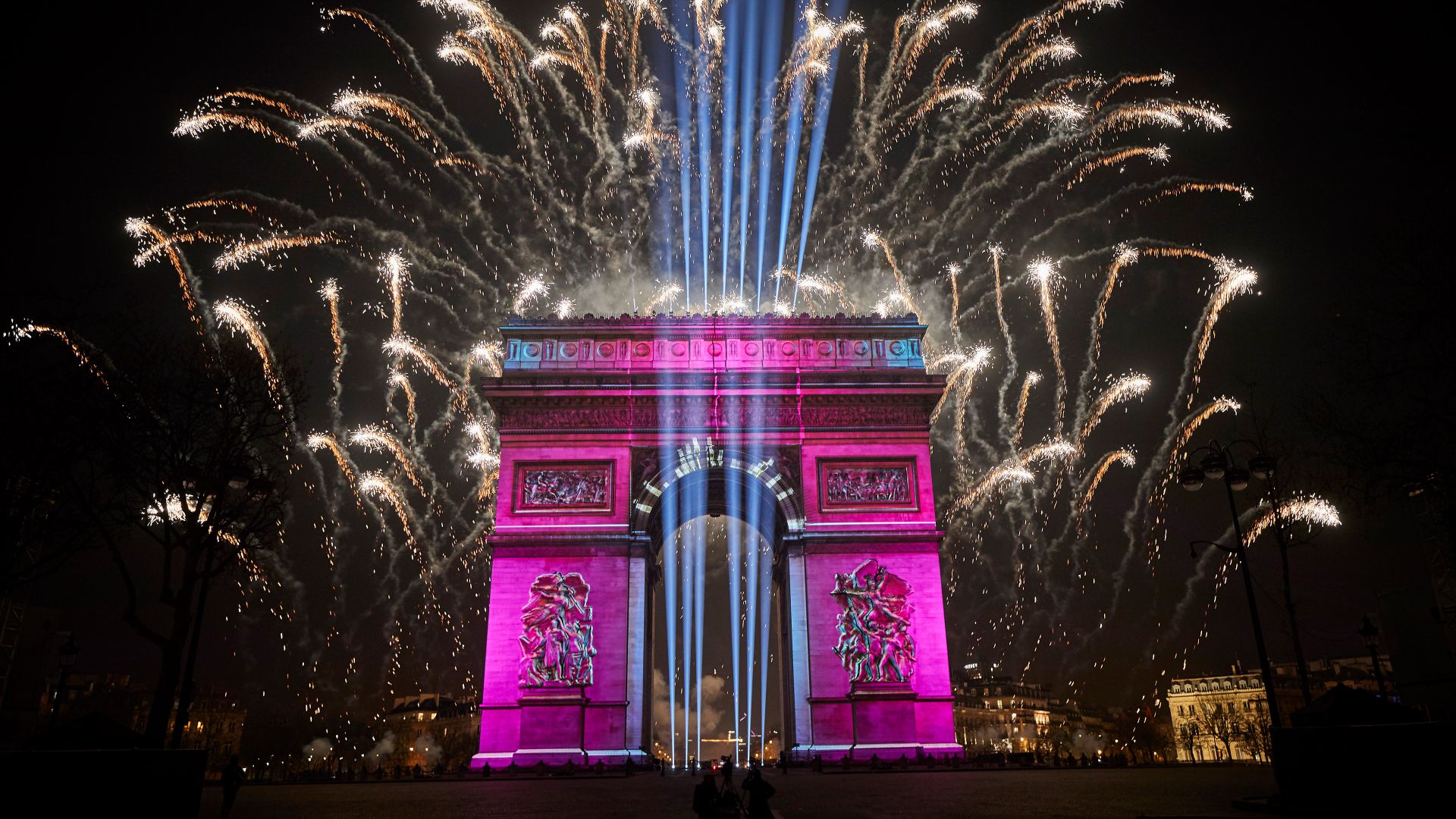 Le nouvel an à Paris, France