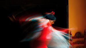 Baile flamenco en Sevilla, Andalucía, España (© Hemis/Alamy Stock Photo)(Bing España)