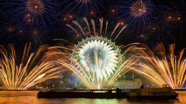 ｢カウントダウン花火｣イギリス, ロンドン