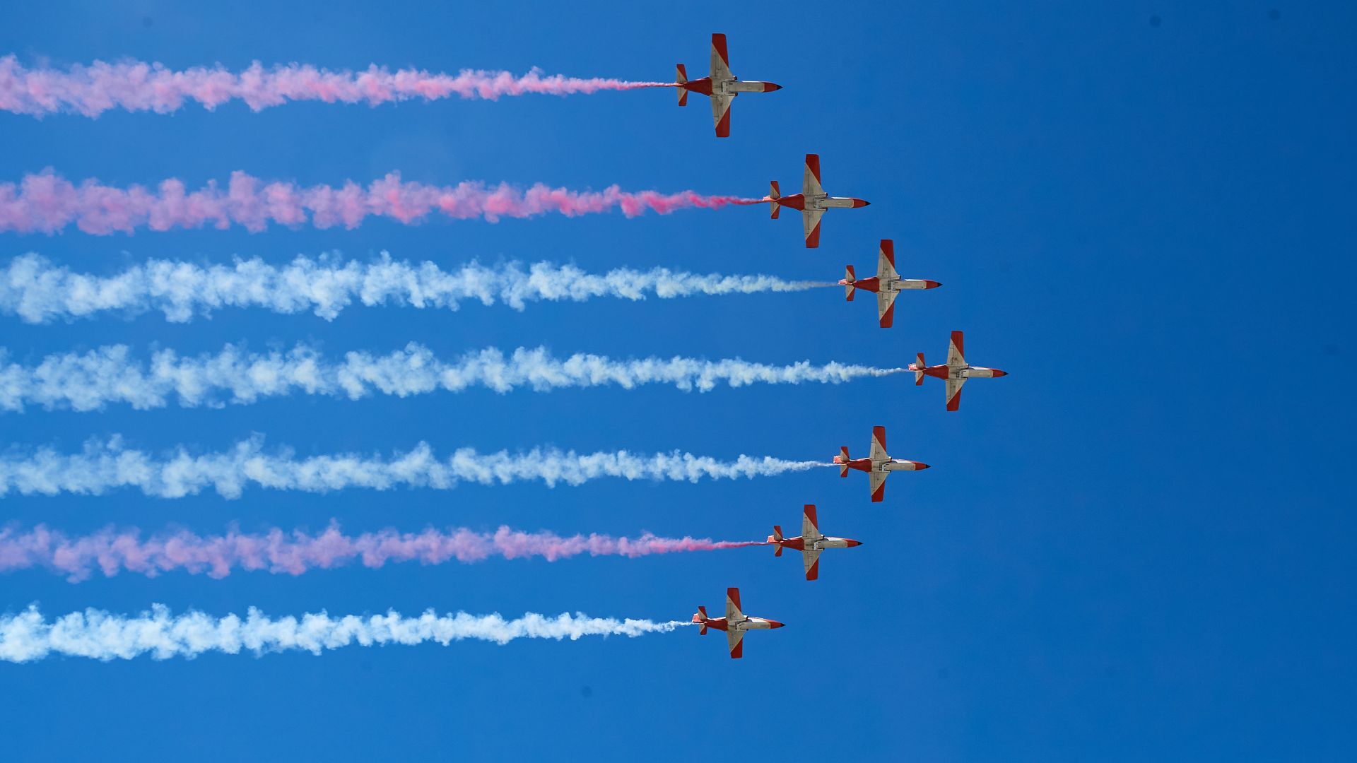 El Equipo Nacional de Vuelo Acrobático, Madrid, España