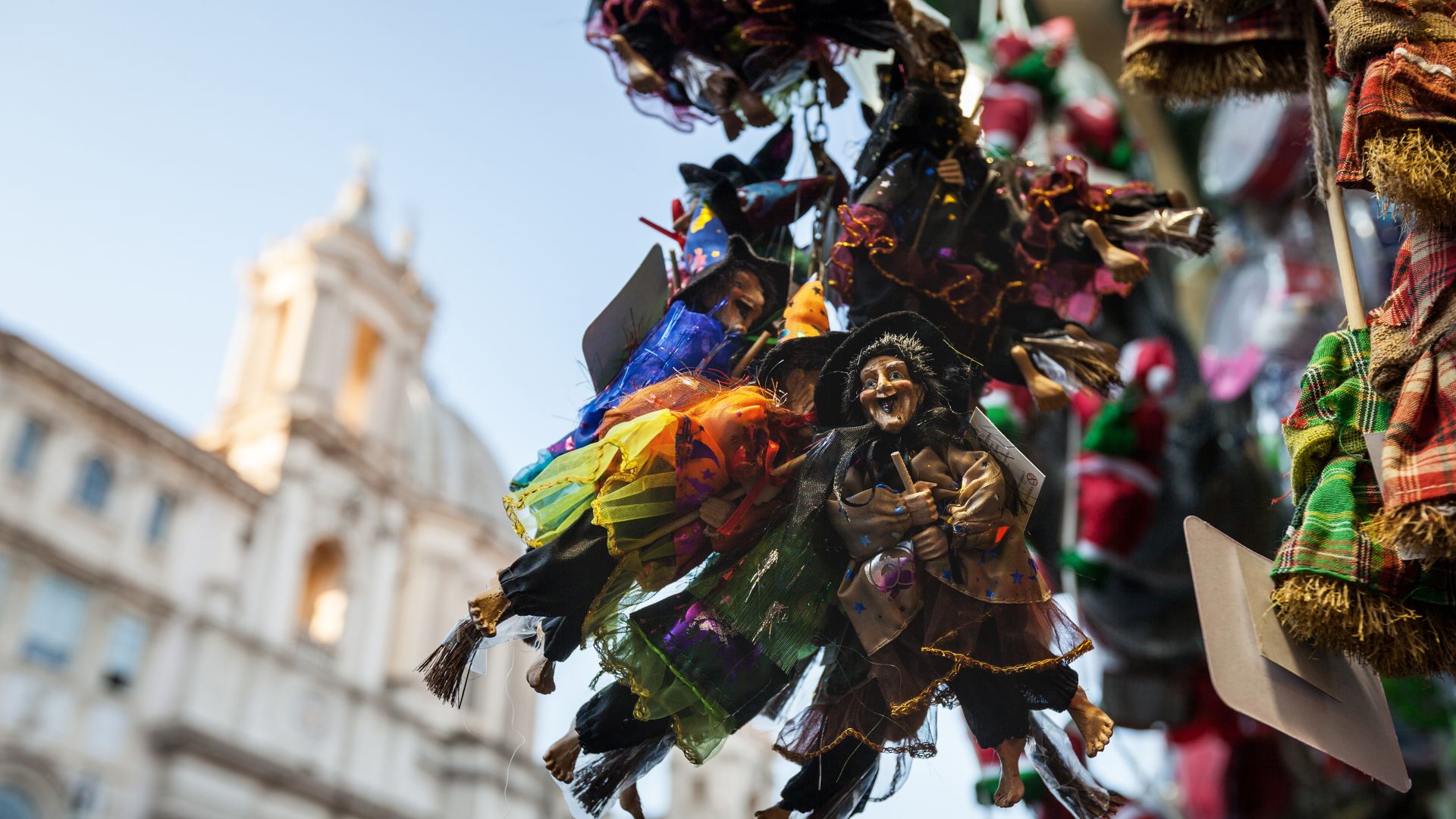 Artigianato natalizio a Piazza Navona, Roma