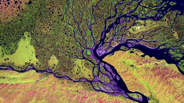 The Lena Delta Wildlife Reserve in Siberia, Russia
