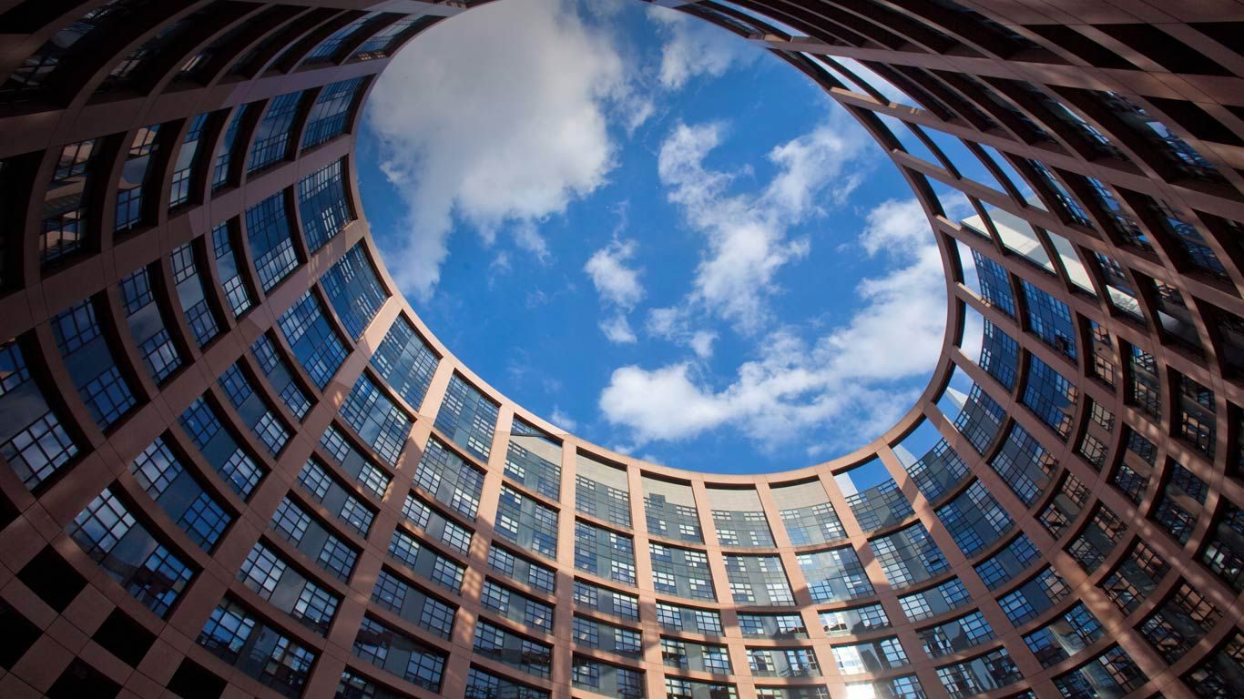 Parlement européen à Strasbourg, Bas-Rhin, Alsace