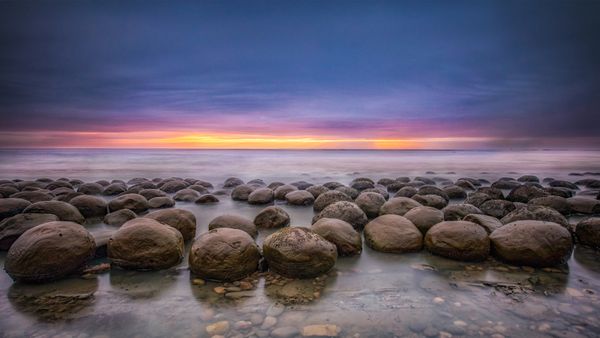 Bowling Ball Beach, Mendocino County, California, USA
