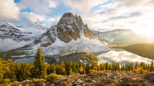 Mount Assiniboine Provincial Park, British Columbia, Canada (© Mitch Pittman/TANDEM Stills + Motion)(Bing Australia)