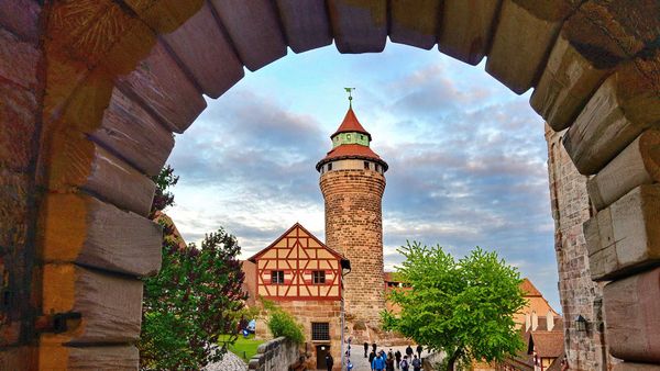 Sinwellturm der Kaiserburg, Nürnberg, Bayern