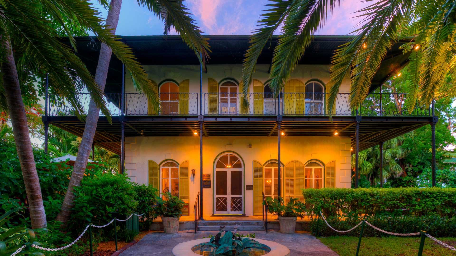 The Ernest Hemingway Home and Museum in Key West, Florida, USA