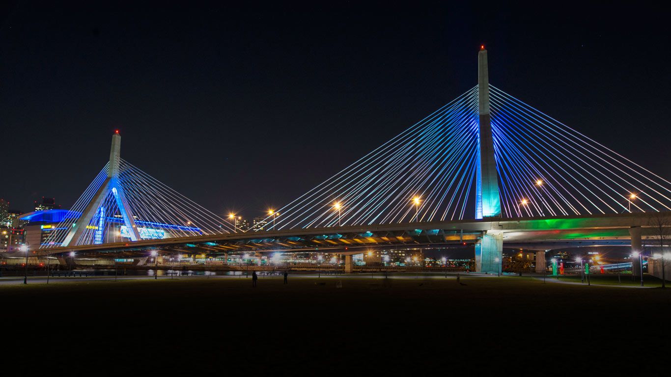 Leonard P. Zakim Bunker Hill Bridge, Boston, Massachusetts