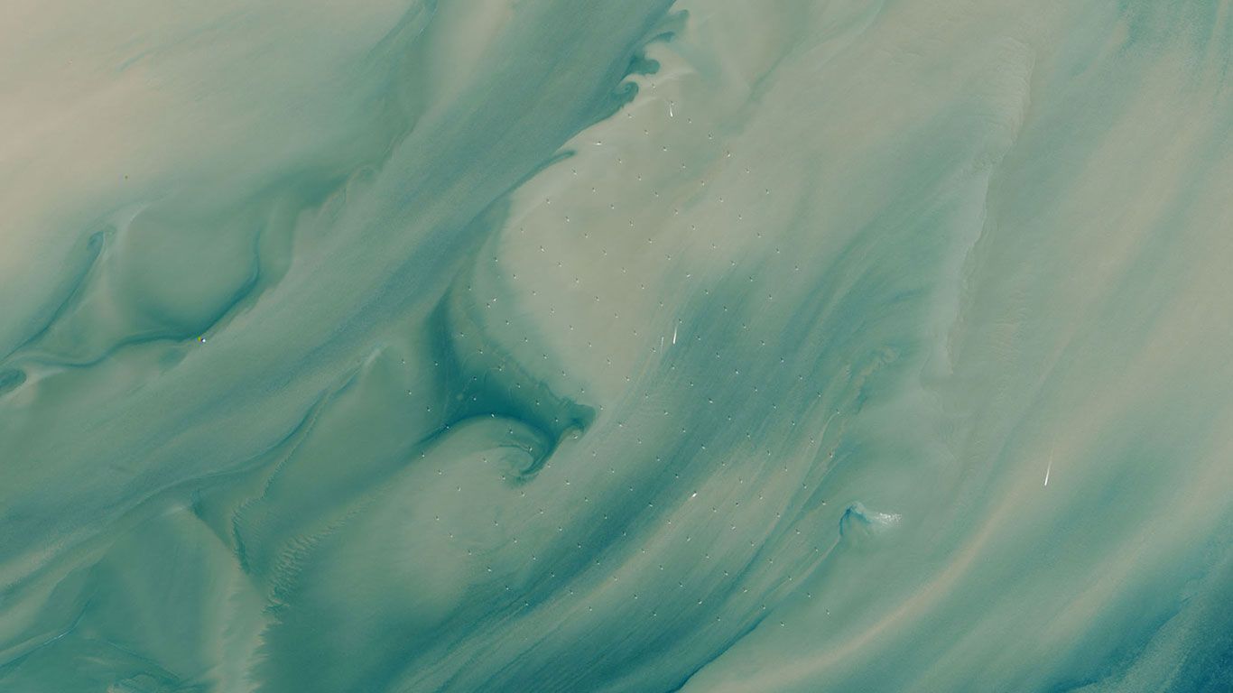The Thames Estuary and London Array wind farm