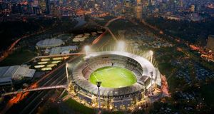 Melbourne Cricket Ground at Night --John Gollings/Arcaid/Corbis &copy; (Bing Australia)