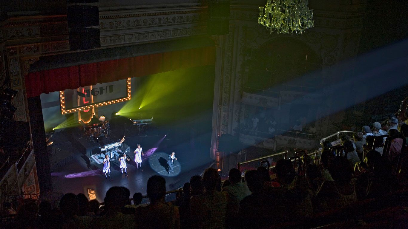 Amateur Night at the Apollo Theater in Harlem, New York City