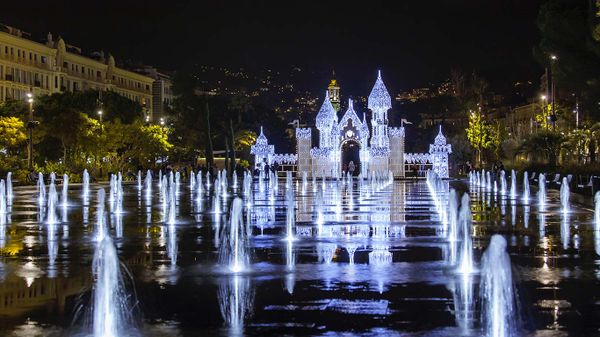 Les miroirs d’eau de la Promenade du Paillon, Nice