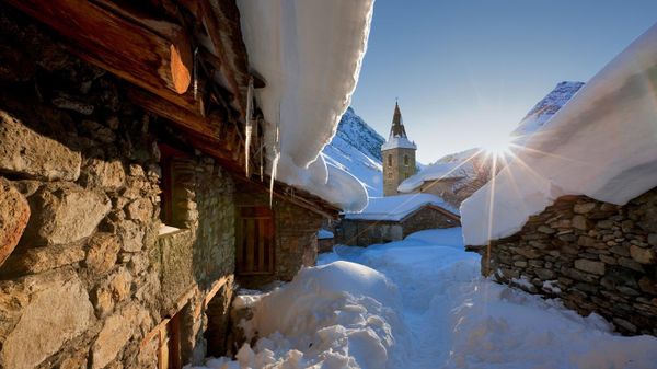 Bonneval-sur-Arc dans le parc national de la Vanoise, Savoie