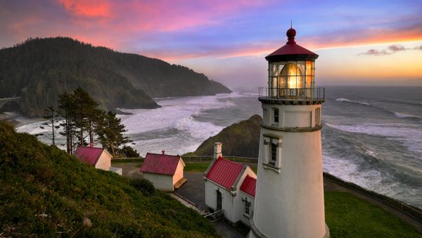 Heceta Head Light, Florence, Oregon, USA