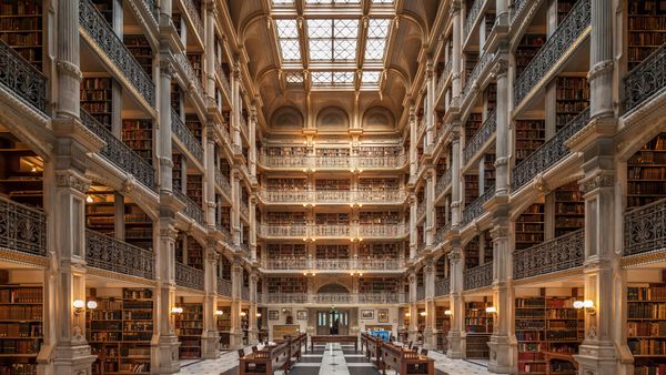 Biblioteca George Peabody, Baltimore, Maryland, USA