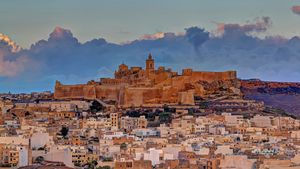 戈佐岛上的Cittadella城堡,马耳他 (© Davide Seddio/Getty Images)(Bing China)