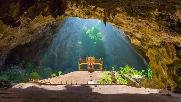 Kuha Karuhas pavilion in Phraya Nakhon Cave, Thailand