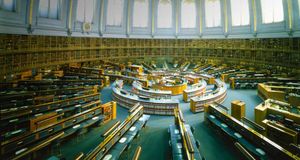 British Museum Reading Room, Bloomsbury, London, England (© BL/Robana/Age Fotostock)(Bing United Kingdom)