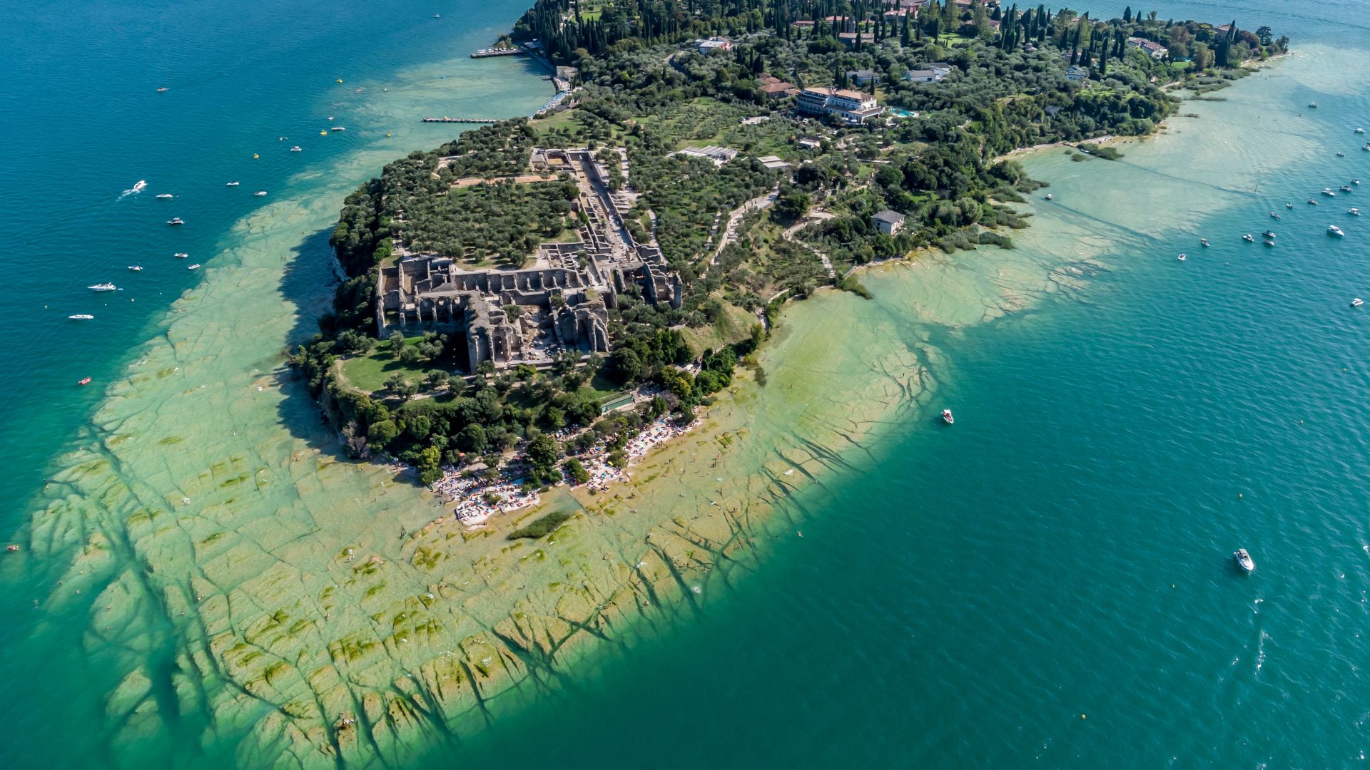 Grotte di Catullo, Sirmione, Provincia di Brescia, Lombardia