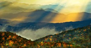 Fall colors in the Great Smoky Mountains, North Carolina, USA (© Nancy Rotenberg/Danita Delimont) &copy; (Bing Australia)