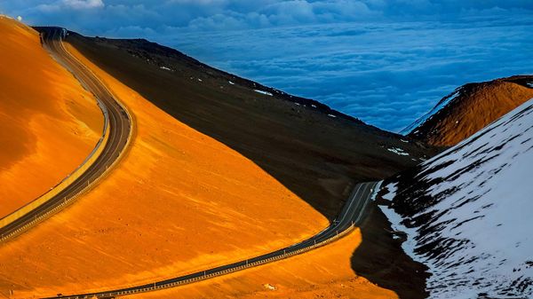 ｢マウナ・ケア山の道｣アメリカ, ハワイ島