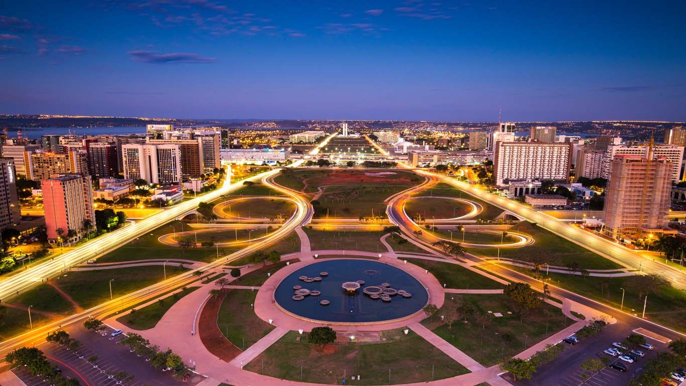 Skyline of Brasilia, Brazil