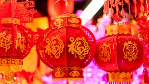 中国春节传统汉字“福” (© DuKai摄影师/Getty Images)(Bing China)