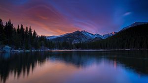 落基山国家公园的朗斯峰，科罗拉多州 (© Andrew R. Slaton/Tandem Stills + Motion)(Bing China)