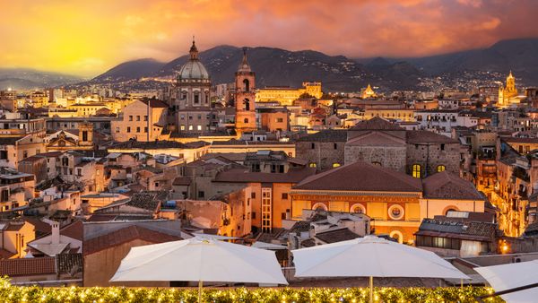 Palermo skyline, Sicily, Italy