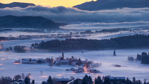 Winterlandschaft in Bayern, Deutschland (© wingmar/Getty Images)(Bing Deutschland)