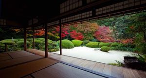 ｢詩仙堂｣京都, 一乗寺 (© Damien Douxchamps/ageFOTOSTOCK) &copy; (Bing Japan)