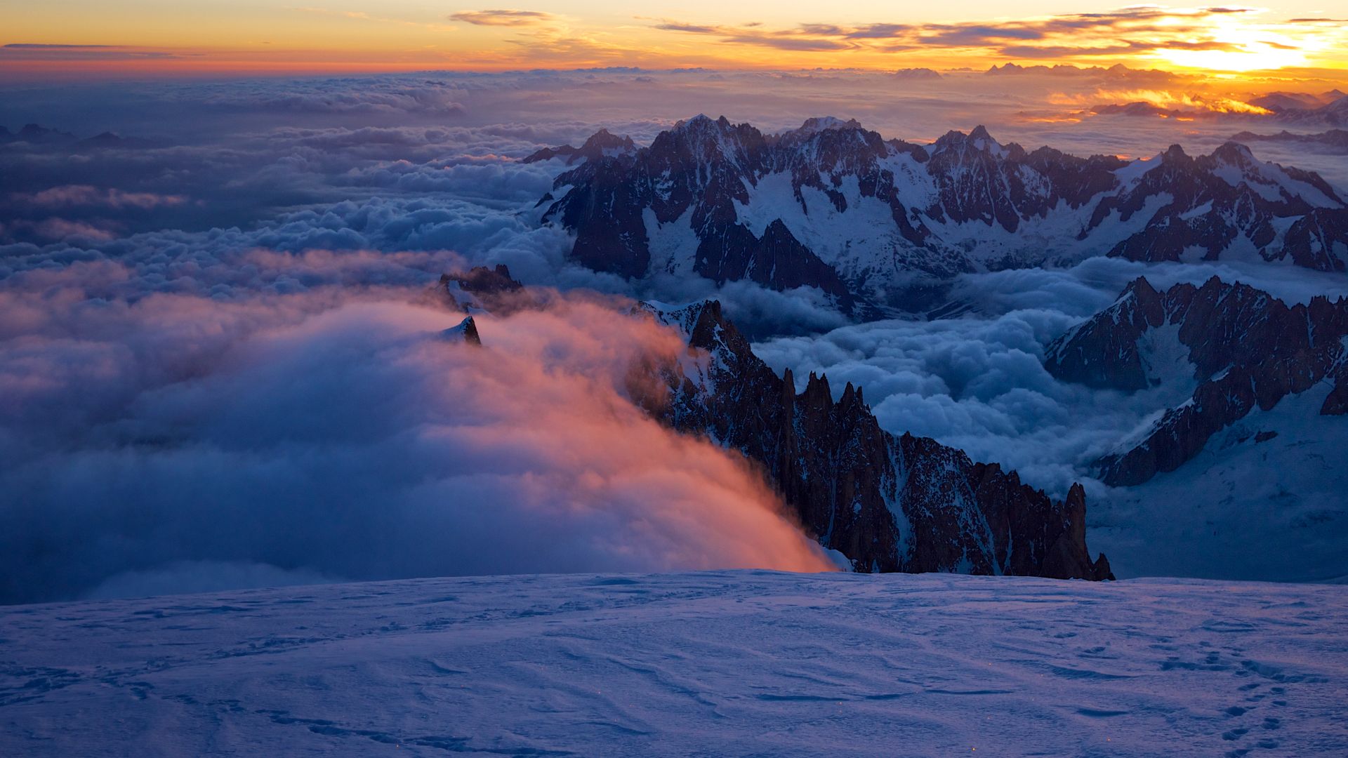 Mont Blanc in Chamonix, France