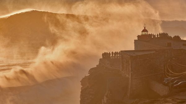 Fort of São Miguel Arcanjo, Nazaré, Portugal
