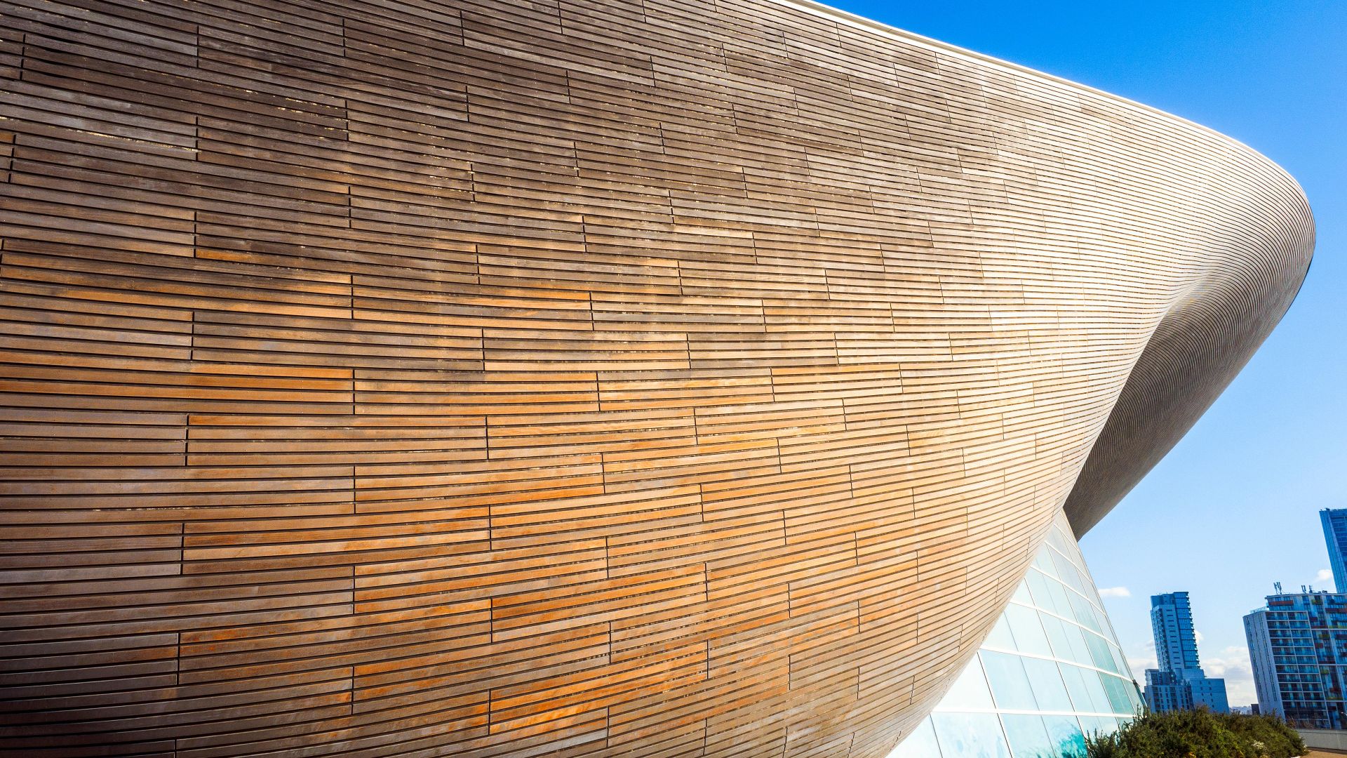 ondon Aquatics Centre at the Queen Elizabeth Olympic Park in Stratford