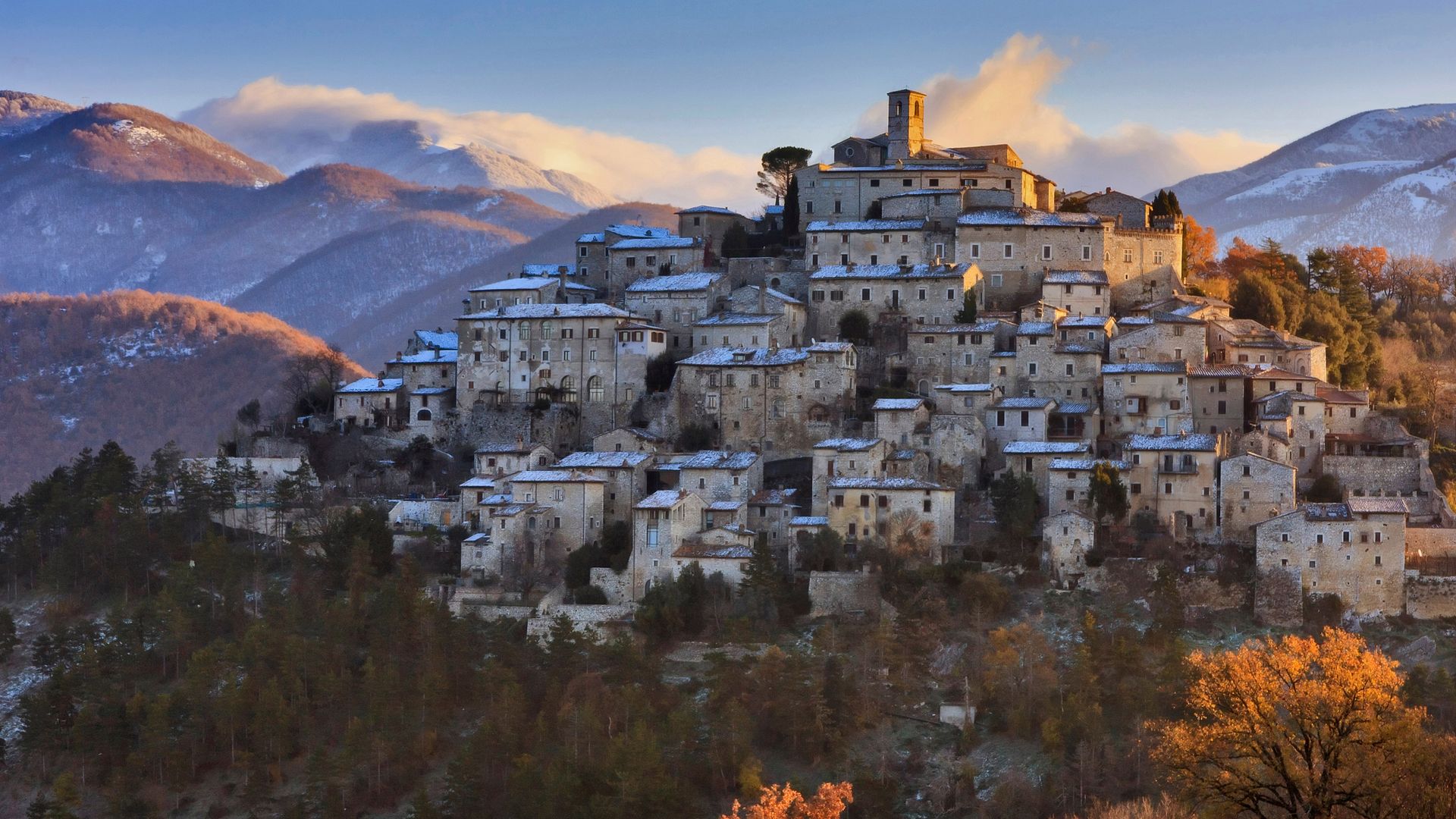 Il borgo di Labro, Provincia di Rieti, Italia