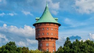 Water tower in Cuxhaven, Germany (© Andreas Vogel/Alamy)(Bing New Zealand)