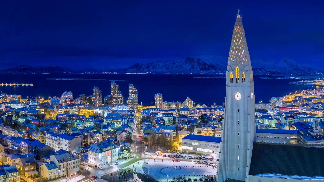 Reykjavik on the second night of the Yule Lads