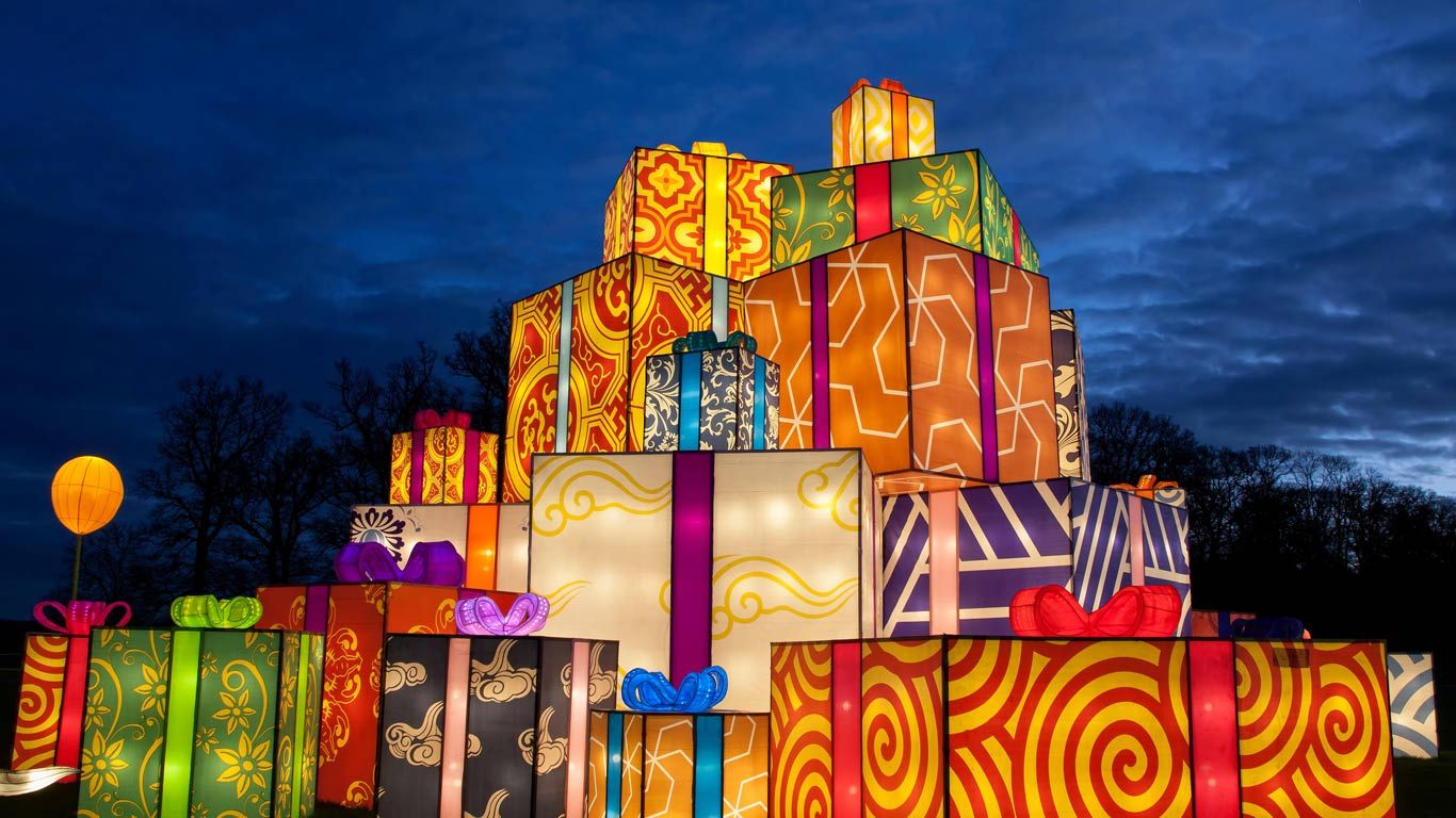 The Festival of Light at Longleat, Wiltshire